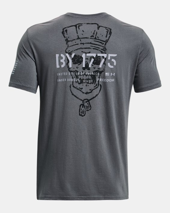 Men's UA Freedom By 1775 T-Shirt, Gray, pdpMainDesktop image number 5